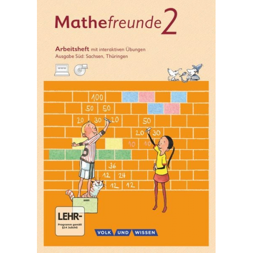 Birgit Schlabitz Edmund Wallis Ursula Kluge Isabel Miedtke Kathrin Fiedler - Mathefreunde 2. Schuljahr - Süd - Arbeitsheft mit interaktiven Übungen auf scook.de