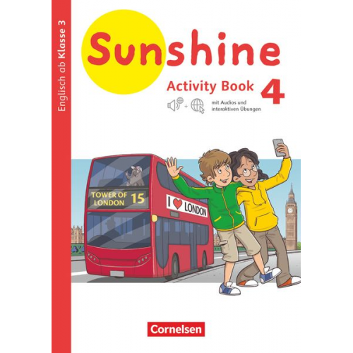 Tanja Beattie Maria Sussex Inga Bensmann Helga Haudeck Nadine Kerler - Sunshine 4. Schuljahr - Baden-Württemberg, Hessen, Niedersachsen - Activity Book mit interaktiven Übungen online