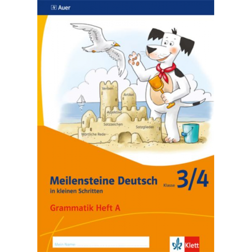 Meilensteine. Deutsch Grammatik Heft A Klasse 3/4 Ausgabe ab 2017