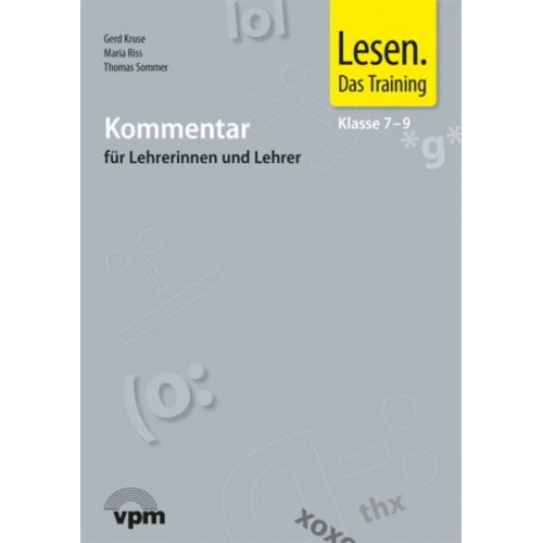 Lesen. Das Training - Neubearbeitung. Lesefertigkeiten - Lesegeläufigkeiten - Lesestrategien. Lehrerband mit Audio-CD II. ab 7. Klasse