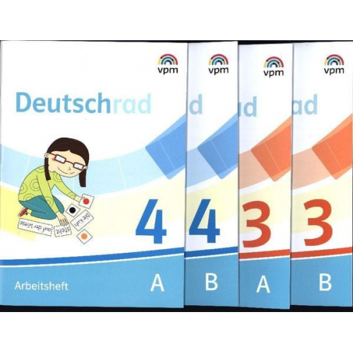 Deutschrad 3/4. Arbeitshefte Paket Klasse 3/4