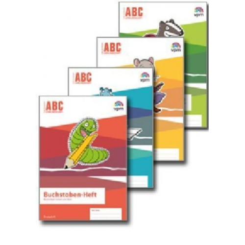 ABC-Lernlandschaft 1/2. Basis-Paket: 4 Arbeitshefte Druckschrift Klasse 1/2