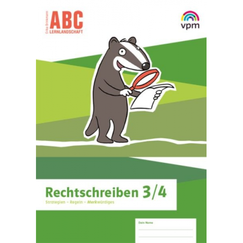 ABC-Lernlandschaft 3/4. Arbeitsheft Rechtschreiben Klasse 3/4