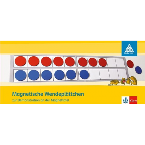 Programm "mathe 2000". Wendeplättchen für Lehrer magnetisch 1.-4. Schuljahr