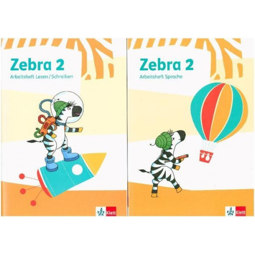 Zebra 2. Paket: Arbeitsheft Lesen/Schreiben/Arbeitsheft Sprache