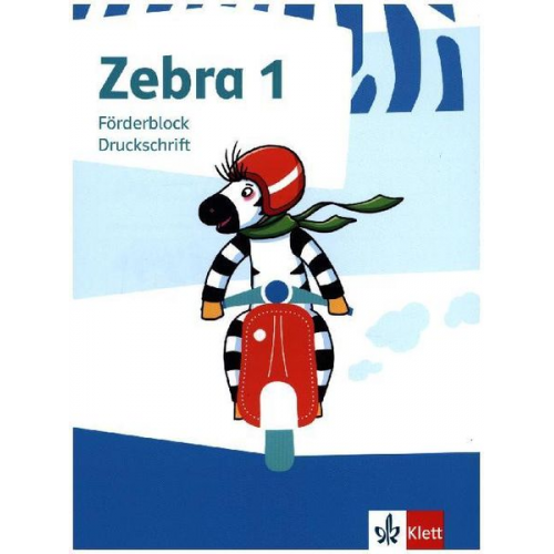 Zebra 1. Förderblock in Druckschrift Klasse 1