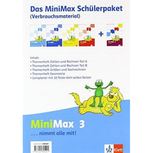 Mathematik Minimax. Schülerpaket 3. Schuljahr Verbrauchsmaterial