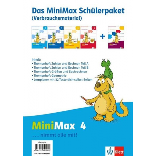 MiniMax. Schülerpaket 4. Schuljahr Verbrauchsmaterial. 4 Hefte