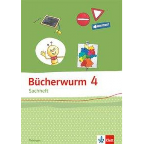 Bücherwurm Sachheft. 4. Schuljahr. Reisefibel (5er-Pack). Thüringen