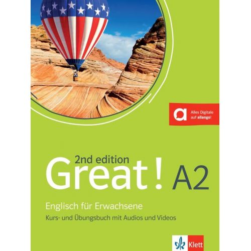 Great! A2, 2nd edition. Kurs- und Übungsbuch + Audios + Videos