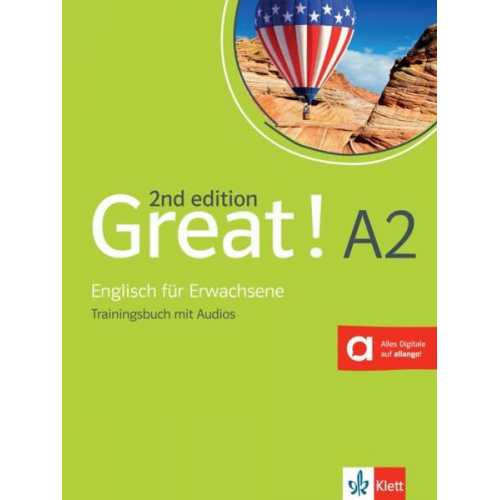 Great! A2, 2nd edition. Trainingsbuch + Audios online