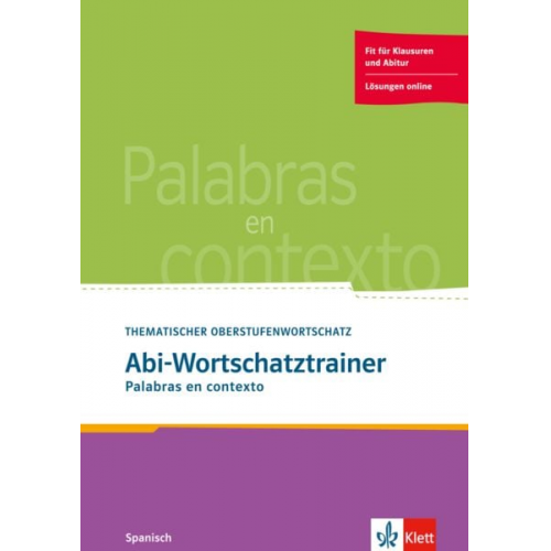 Palabras en contexto. Abi-Wortschatztrainer