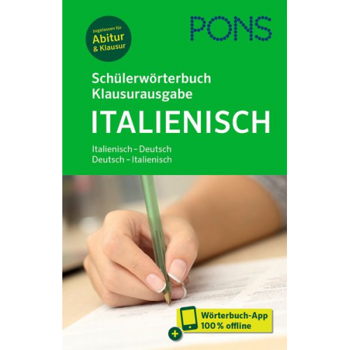 PONS Schülerwörterbuch Klausurausgabe Italienisch