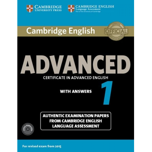 Cambridge English Advanced 1 for updated exam.Student's Book with answers and downloadable audio