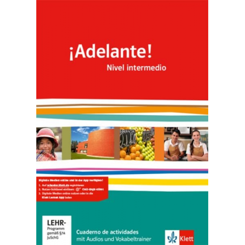 ¡Adelante!. Cuadernos de actividades mit Audios und Übungssoftware. Nivel intermedio. Klasse 11/12