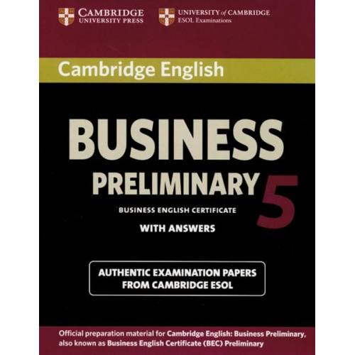 Cambridge BEC Preliminary 5. Student's Book with answers