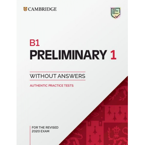 Cambr. Engl. Preliminary 1 St. B. without Answers/2020