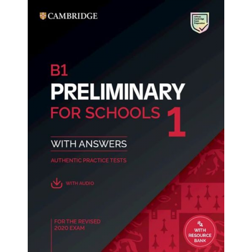 Cambridge English Preliminary for Schools 1 for revised exam from 2020