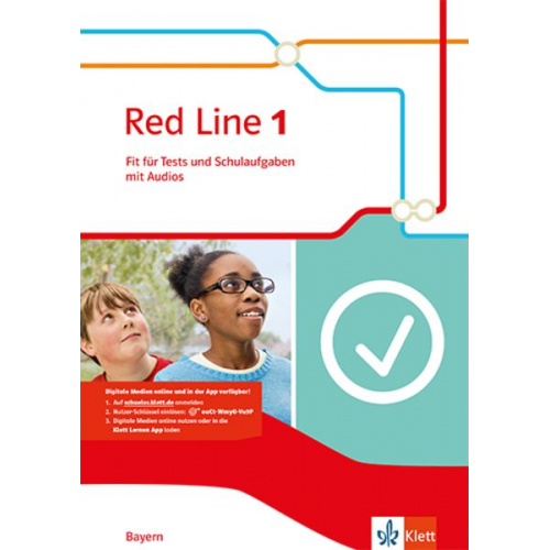 Red Line 1. Fit für Tests und Schulaufgaben mit Mediensammlung. Klasse 5. Ausgabe für Bayern ab 2017