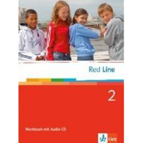 Frank Hass - Red Line 2. Unterrichtswerk für Realschulen. 6. Schuljahr. Workbook mit Audio-CD