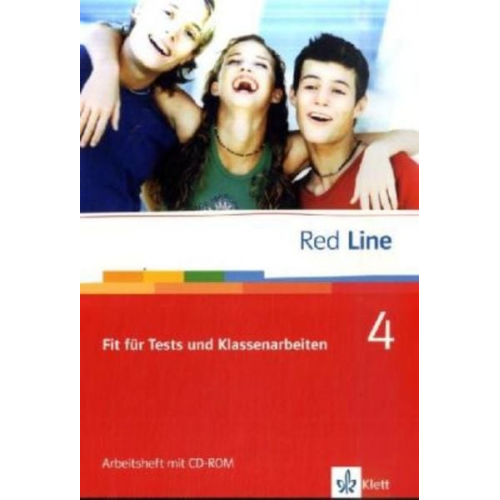 Frank Hass - Red Line 4. Fit für Tests und Klassenarbeiten mit CD-ROM