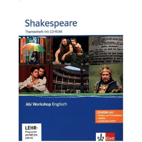 Abi Workshop. Englisch. Shakespeare (TH) (AT). Themenheft mit CD-ROM. Klasse 11/12 (G8); KLasse 12/13 (G9)