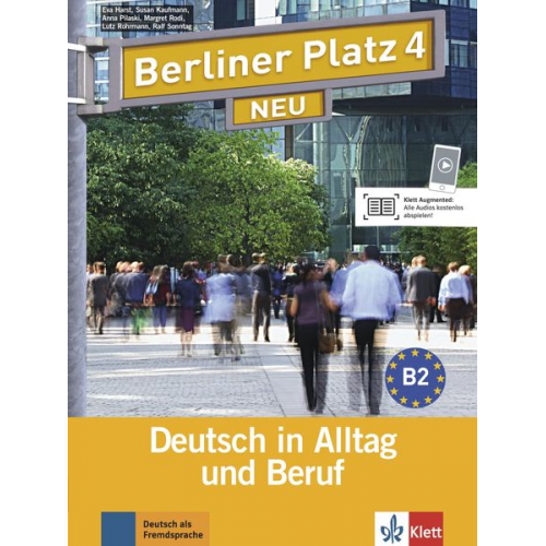 Eva Harst Susan Kaufmann Anna Pilaski Margret Rodi Lutz Rohrmann - Berliner Platz 4 NEU - Lehr- und Arbeitsbuch 4 mit 2 Audio-CDs