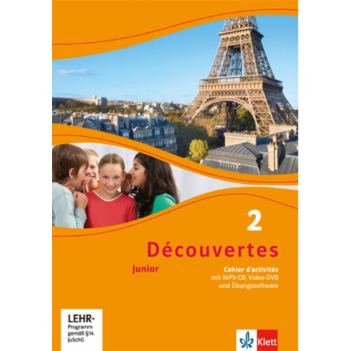 Découvertes Junior. 2 Cahier d'activités mit MP3-CD, Video-DVD und Übungssoftware. Klasse 6