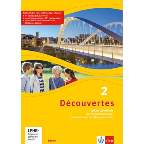 Découvertes 2. Ausgabe Bayern. Cahier d'activités mit mp3-CD, Video-DVD und Vokabeltrainer 2. Lernjahr