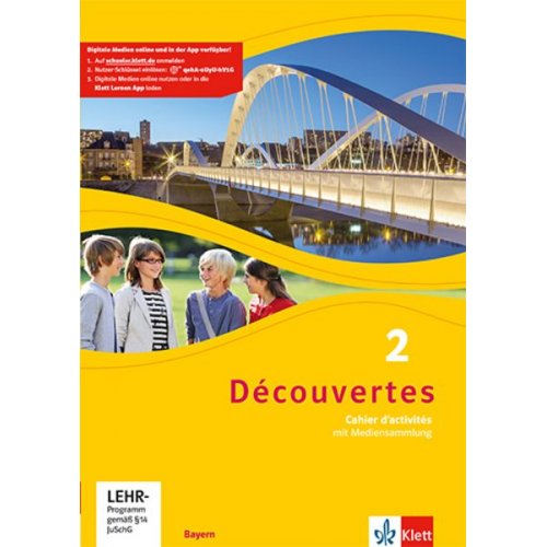 Découvertes 2. Cahier d'activités mit Mediensammlung 2. Lernjahr. Ausgabe Bayern ab 2017