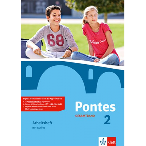 Pontes Gesamtband 2. Arbeitsheft mit Audios