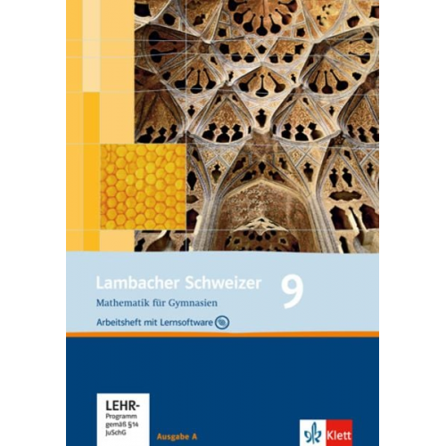 Lambacher Schweizer. 9. Schuljahr. Arbeitsheft plus Lösungsheft und Lernsoftware. Allgemeine Ausgabe