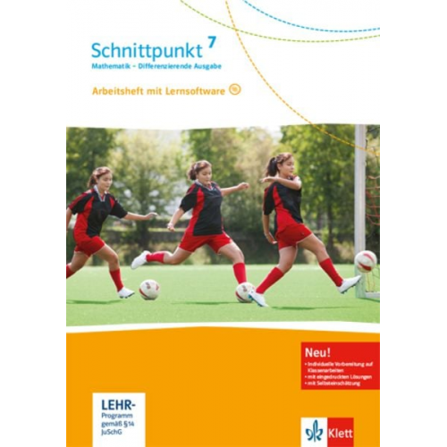 Schnittpunkt Mathematik 7. Differenzierende Ausgabe. Arbeitsheft mit Lösungsheft und Lernsoftware Klasse 7