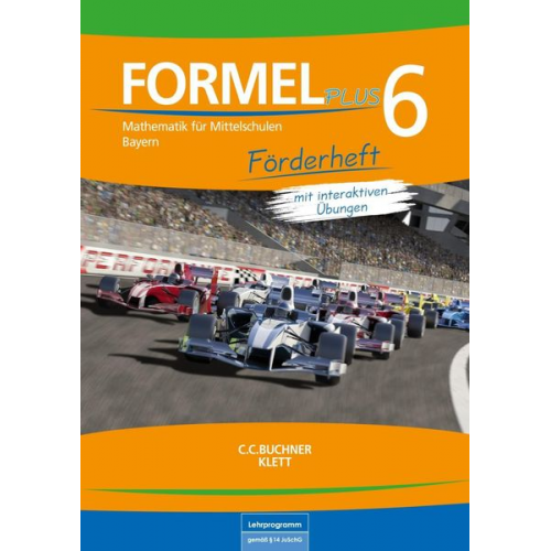 Formel PLUS 6. Ausgabe Bayern Mittelschule. Förderarbeitsheft mit interaktiven Übungen Klasse 6