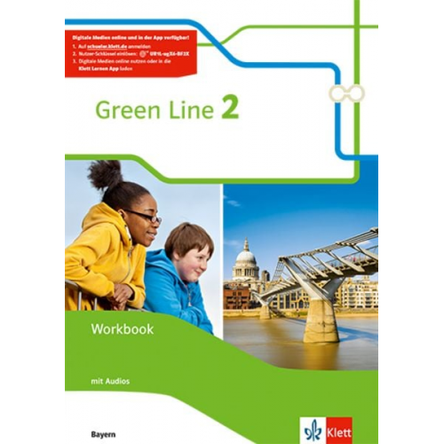 Green Line 2. Workbook mit Audios 6. Schuljahr. Ausgabe Bayern ab 2017