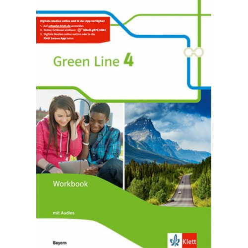 Green Line 4. Ausgabe Bayern. Workbook mit Audios 8. Klasse