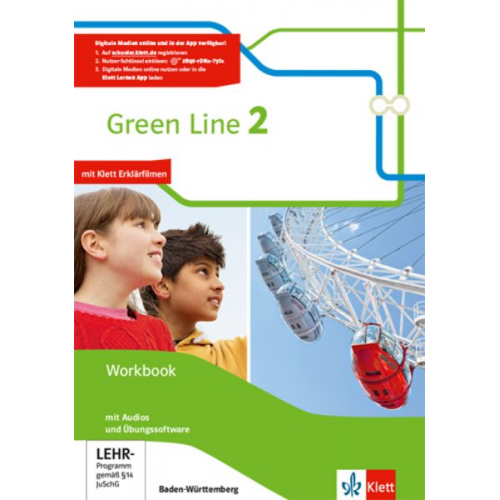 Green Line 2. Workbook mit Audios und Übungssoftware 6. Ausgabe Baden-Württemberg