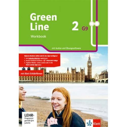 Green Line 2 G9. Workbook mit Audios und Übungssoftware Klasse 6