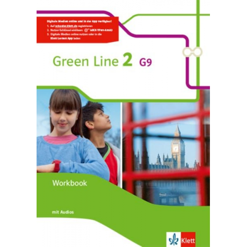 Green Line 2 G9. Workbook + Nutzerschlüssel Klasse 6