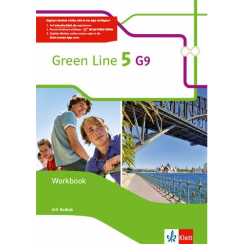 Green Line 5 G9 Workbook mit Audios. Klasse 9