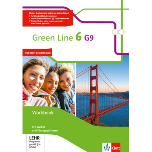 Green Line 6 G9. Workbook. Workbook mit Audios und Übungssoftware Klasse 10