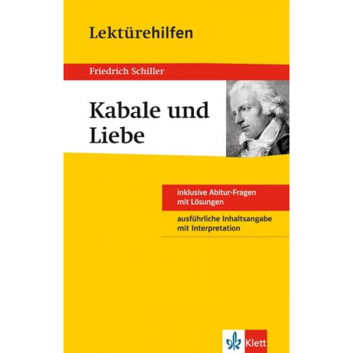 Georg Müller - Lektürehilfen Friedrich Schiller 'Kabale und Liebe