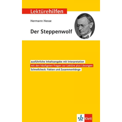 Klett Lektürehilfen Hermann Hesse "Der Steppenwolf"