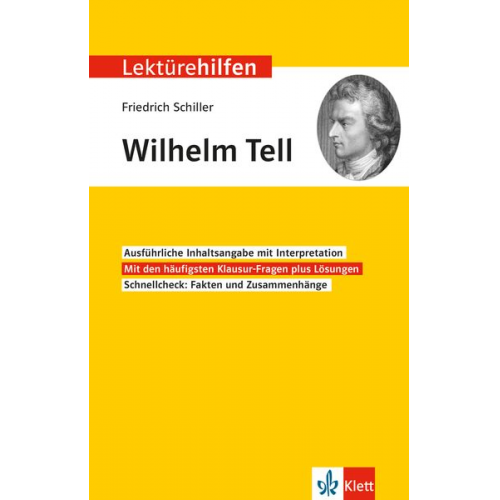 Lektürehilfen Friedrich Schiller 'Wilhelm Tell