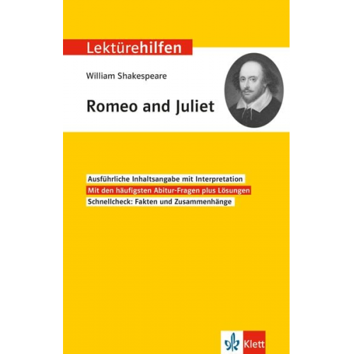 Lektürehilfen William Shakespeare 'Romeo and Juliet