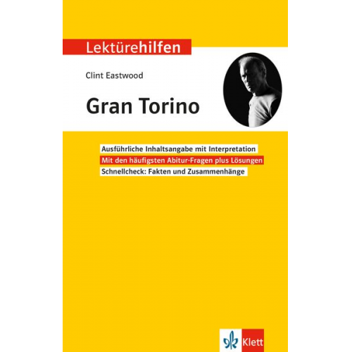 Johannes Wahl - Lektürehilfen Clint Eastwood 'Gran Torino