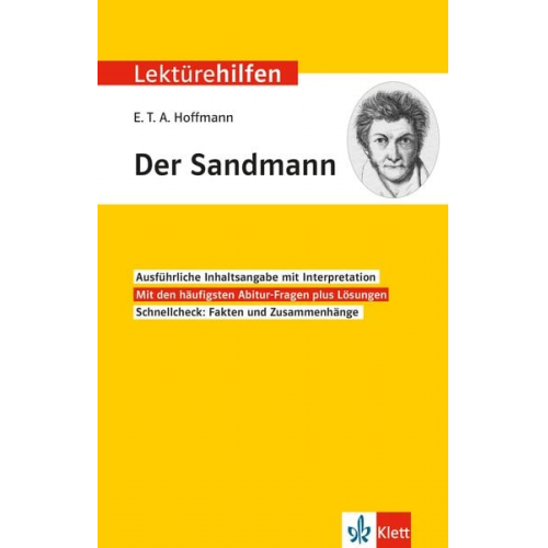 Lektürehilfen E.T.A. Hoffmann 'Der Sandmann