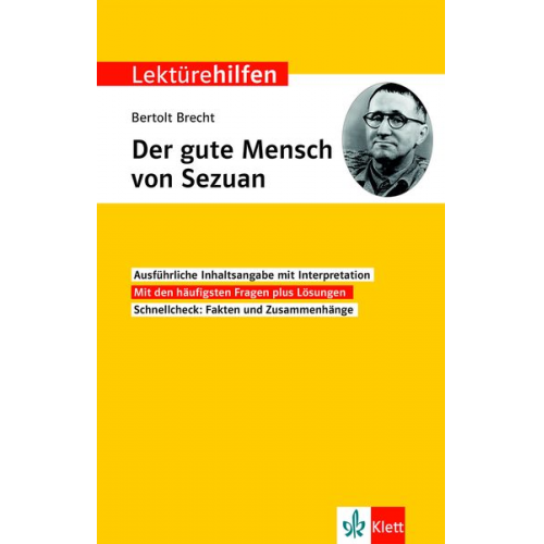 Solvejg Müller - Lektürehilfen Bertolt Brecht "Der Gute Mensch von Sezuan"