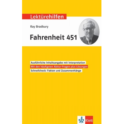 Peter Bruck - Lektürehilfen Ray Bradbury Fahrenheit 451