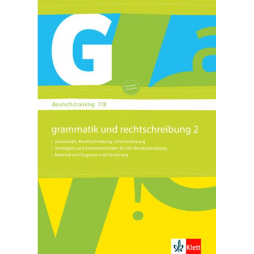 Anne Fischer Katrin Pürthner - Deutsch.training. Arbeitsheft Grammatik und Rechtschreibung 7./8. Klasse